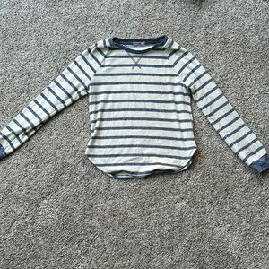 Marine Layer striped terry cloth long sleeve size small